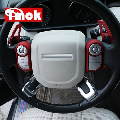 For Land Rover Range Rover Sport L494 Vogue L405 Discovery 5 L462 Car Accessories Steering Wheel Button Patch Trim Frame Cover