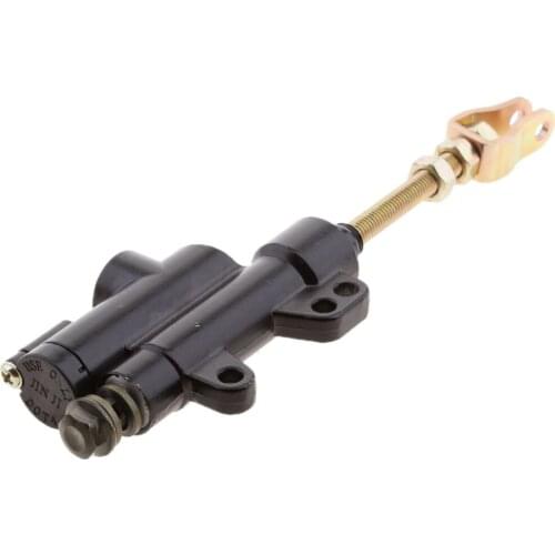 Rear Foot Brake Master Cylinder Pump For ATV 125cc 150cc 200cc Black