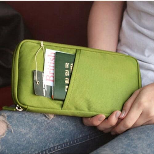 New Travel Passport Credit ID Card Cash Wallet Purse Holder Case Document Bag Wallet Female Money Credit Card Holder