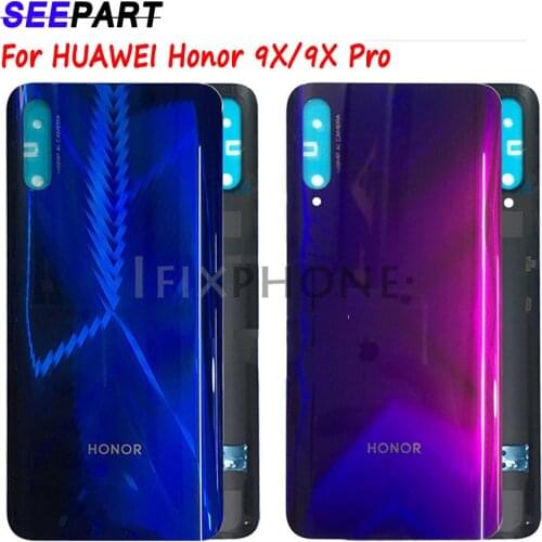 New Original For huawei honor 9x Pro Battery Cover Glass Rear Door Case honor 9x battery cover honor 9x Pro Back battery Cover