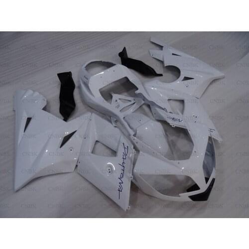 For Triumph Daytona600 650 2003 - 2005 Abs Fairing 2004 White Full Body Kits for Triumph 600 650 03 05 Abs Fairing Unpainted