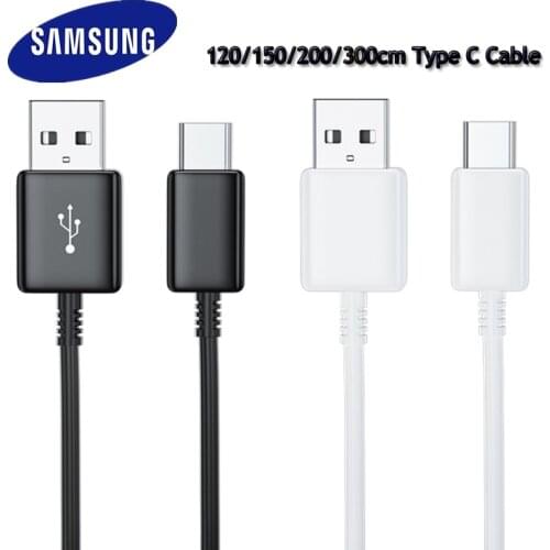 Original 25cm/150cm/300cm USB 3.1 TYPE-C Fast Charging Data Cable For Samsung Galaxy A31 A41 A51 A71 5G S20 S10 S9 S8 Plus Note8