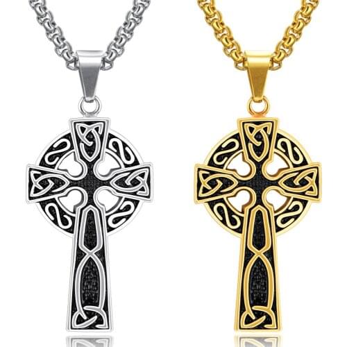 New Fashion Mens Bible Cross Pendant Necklace Stainless Steel In Silver Color Religious Christian Male Choker Jewelry