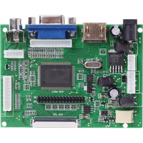 AT070TN90/92/94 7inch VGA 50pin LCD Driver Board LCD TTL LVDS Controller Board Dropship