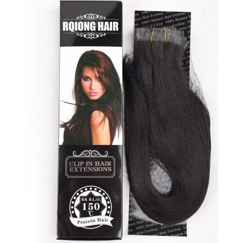 RQIONG HAIR Straight Hair Bundles Deal Brazilian Hair Weave Bundles 10-30 inch Brazilian Hair Extensions Remy Human Hair Bundles
