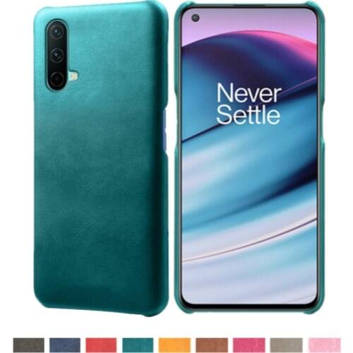 Luxury Vegan PU Leather Cover For OnePlus Nord CE N10 5G N100 9R 9E 8T Funda Wearable Slim Case For 1+ 8 9 7 7T Pro 6 5 T Coque