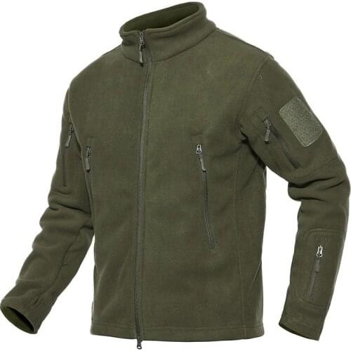 Military Tactical Fleece Jackets Men Warm Thicken Army Jacket High Quality Windproof Casual Coat Multi Pocket Clothing