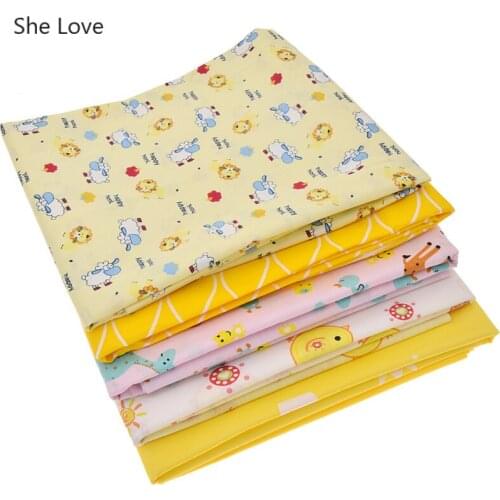 Chzimade Cartoon Twill Pattern Printed Cotton Fabric Handmade Patchwork Quilting Fabric For Garment Diy Sewing Materials