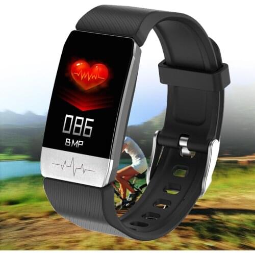 Waterproof Smart Sport Bracelet Heart Rate Body Temperature ECG Blood Pressure Monitoring Wristband Fitness Tracker Smart Watch