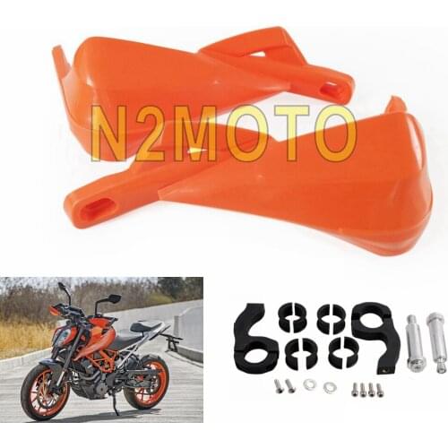 Orange Motocross 7/8" Handguard 1-1/8" Hand Guards Protector for EXC SX KLX KX KXF YZ YZF CR CRF MX Enduro Honda Kawasaki Yamaha