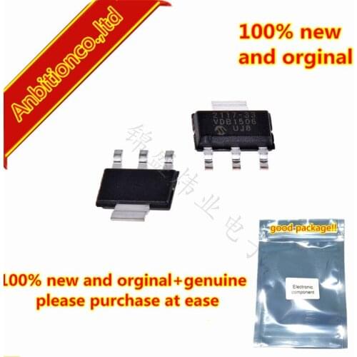 10pcs 100% new and orginal TC2117-3.3VDBTR 2117-33 SOT223 TC2117-3.3 in stock
