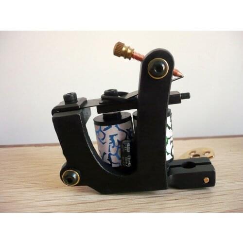 10Pcs/lot Pro Casting Iron Tattoo Machine 10 Wraps coil stainless steel Tattoos Body Art Gun Coil Machine LPC-ITM-7021-6F