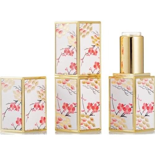 12.1mm Empty Lip Balm Tube Container High Quality Lipstick Tubes Cosmetic Bottle DIY Square Lip Balm Container 20pcs/lot