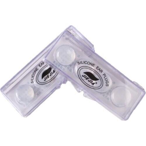 2 Pairs Professional Earplugs Soft Waterproof Reusable Silicone Ear Plugs Earbuds Swimming Protector