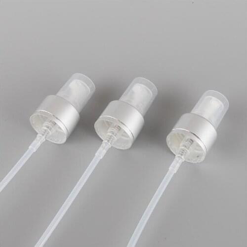 20/410 24/410 matte silver mist sprayer pump for toner toilet water perfume skin care cosmetic packing
