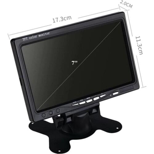 2020 Newest 7" LCD TFT Color Screen Car Monitor Reverse Rearview Backup Camera Mirror Monitor AHD Headrest with Monitor