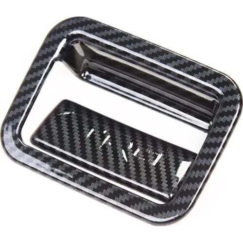 A Little Change 2PCS/set ABS Car Styling Glove Box Handle Buckle Cover Glovebox Handles Trim for Toyota RAV4 2019 2020