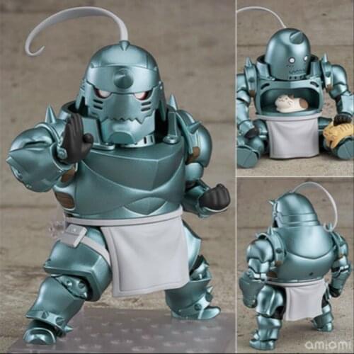 Alphonse Elric FULLMETALALCHEMIST Clay Q Version 796 Robot PVC Action & Toy Figures Japanese Anime Figure Collectible Figurines