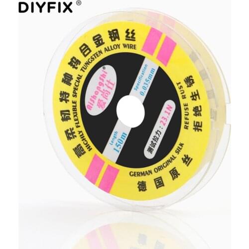 DIYFIX 0.03-0.035mm LCD Screen Separation Wire Cutting Line Mobile Phone Repair Tools for iPhone Samsung Huawei CellPhone