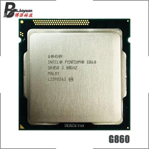 Intel Pentium G860 3.0 GHz Dual-Core CPU Processor 3M 65W LGA 1155