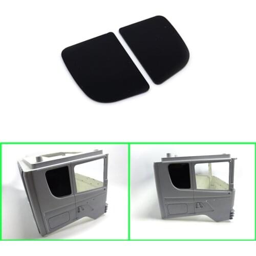 Glossy Acrylic Sheet with Small Side Windows for 1/14 Tamiya RC Truck Trailer Tipper Scania R730 620 470 Car Diy Parts