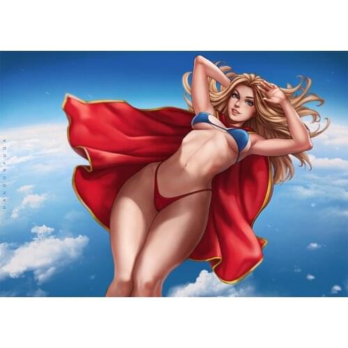 Custom Print Outer Space Travel Sexy Woman Art Posters Wall Hanging Picture Canvas Painting for Living Room Bedroom Decoration