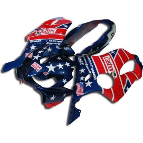 Injection mold Fairing Kit for HONDA CBR600F4I 04 05 06 07 CBR600 F4I 2004 2007 ABS Cool Red blue Fairings set+gifts HX09