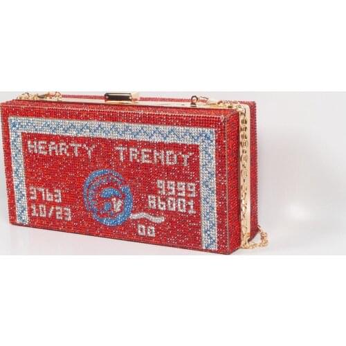 Creative Fashion New Money Clutch Rhinestone Purse 10000 Dollars Stack Bags of Cash Evening Handbags Shoulder Wedding Dinner Bag