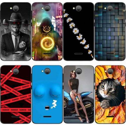 Fashion Soft silicone TPU Back Cover For BQ 4501G FOX EASY Phone Funda Case For BQ 4501G Fox Easy Cute Cartoon Case