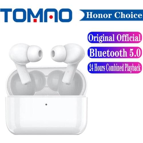 New Honor Choice True Wireless Bluetooth 5.0 Earphone Earbuds X1 Noise Reduction AAC Dual-microphone AAC In-Ear Sport Headsets