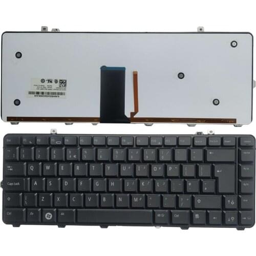 NEW UK laptop keyboard FOR DELL Studio 1557 1555 1558 1535 1536 1537 1435 PP24L PP39L PP33L with backlight