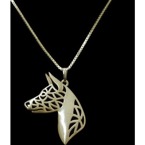 Newest Handmade Basenji profile pendant choker Necklace for women Dog Jewelry Pet Lovers Gift charm jewelry