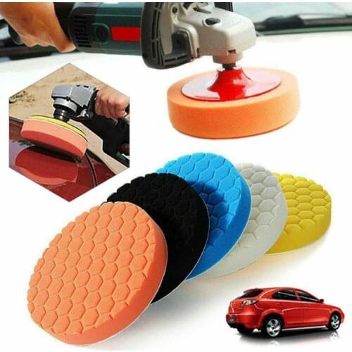 Backing Plate Compound Buffing Sponge Pads Polishing Pads Kit Buffing Pad For Car Polisher Boat Polisher