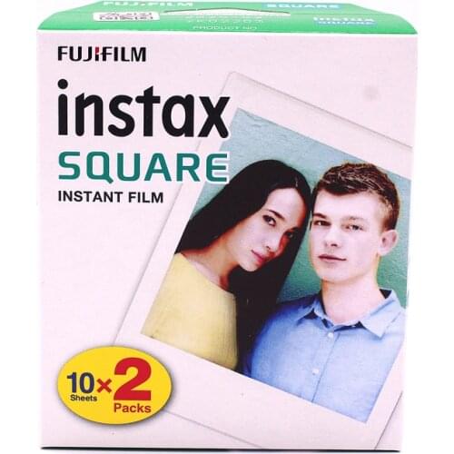 Fujifilm Instax Square Instant white edge Film 20 Sheets for Instax square SQ10 Hybrid format share sp-3 SQ instant camera