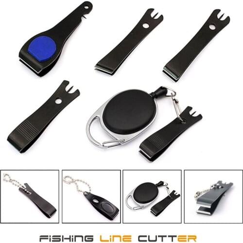 5Type Mini Portable Fishing Line Cutter Stainless Steel Wire Line Cut Pliers Scissor Clippers Fish Tackle Lure Hook Line Remover