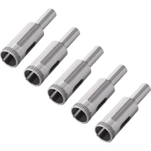 Uxcell 14mm Diamond Drill Bits Hole Saws for Glass Ceramic Porcelain Tiles 5 Pcs