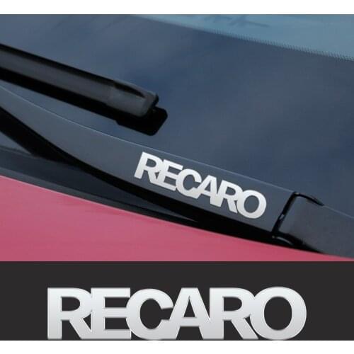 Auto Window Wiper Vinyl Stickers For Recaro Waterproof Decal Vinyl Film DIY Decoration Car Tuning Accessories