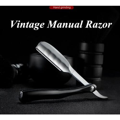 Japanese Manual Folding Hair Razor Holder Stainless Steel Shaving Eyebrow Knife For Feather Blade Hairdressing Tool G1221