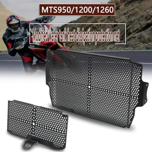FOR DUCATI Multistrada 1200 950 1260 MTS1200 MTS950 2015-2019 Motorcycle Radiator Grille Cover Guard Stainless Steel Protection