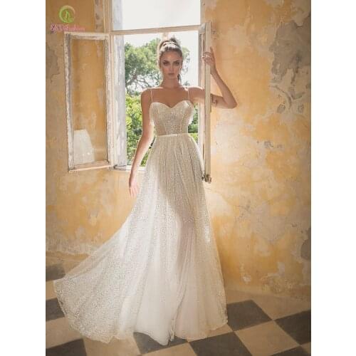 SSYFashion new sexy v-neck evening dress for women full sequins Glittering backless beach party formal gowns vestido de novia