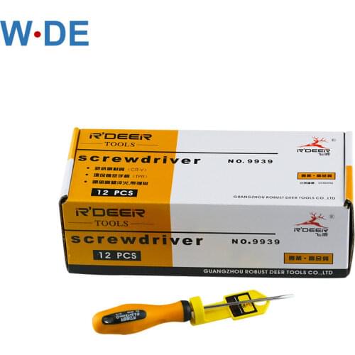 1 Pc Screwdriver Slot Type 2.5*75 WDS-2.5 For Din Rail Terminal Block Tool Handle Security Insulated Mini Universal Screw Driver