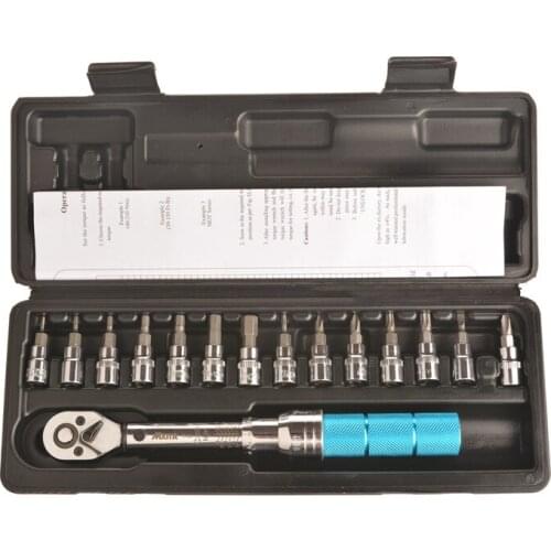 15PCS Preset Torque Wrench Bicycle Repair Adjustable Force Manual High Quality Durable Auto Repair Timing Tools