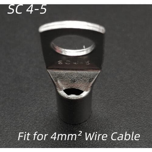 20/10/5PCS 4-10mm² Terminal Wire Welding Cable Connector Kit Bolt Hole Tinned Cable Lugs suit SC4-6 SC6-6 SC6-8 SC10-6