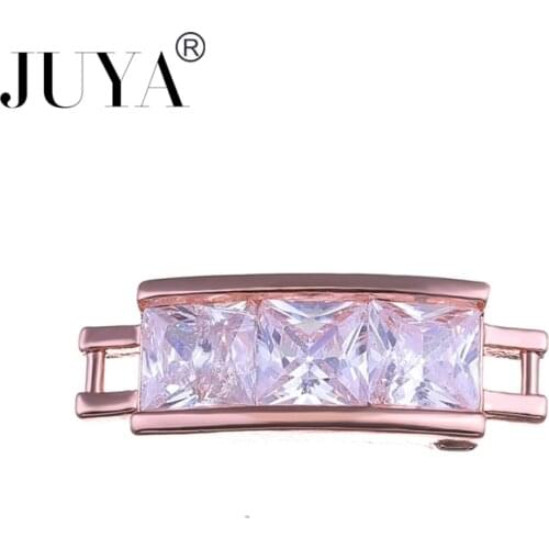 5pcs / 10pcs Wholesale Luxury AAA Cubic Zirconia Crystal Connectors For Jewelry Making DIY Jewelry Findings accessoires bijoux