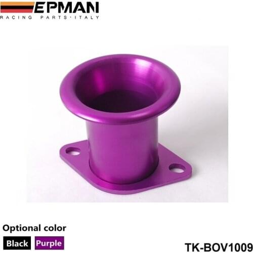 Aluminum turbo flange Turbo Inlets-BOV Botton Purple BLACK TK-BOV1009