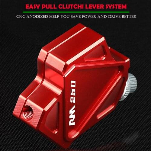 Motorbike CNC Aluminum Stunt Clutch Lever Easy Pull Cable System For SUZUKI RM250 RM 250 1996 1997 1998 1999 2000 2001 2002 2003