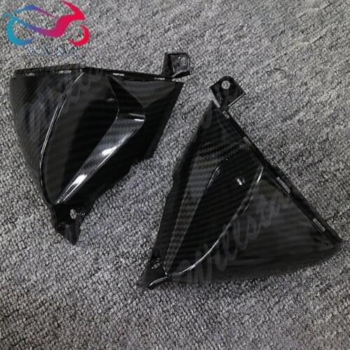 Carbon Fiber Color Motorcycle Headlight Side Plate For Honda CBR600RR F5 07 08 09 10 11 12