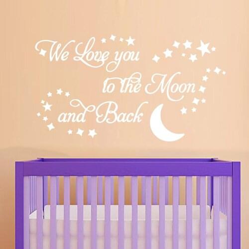 Diy quotes Self Adhesive Vinyl Waterproof Wall Decal Nursery Room Decor For Kids Rooms bedroom decor Diy Home Decoration