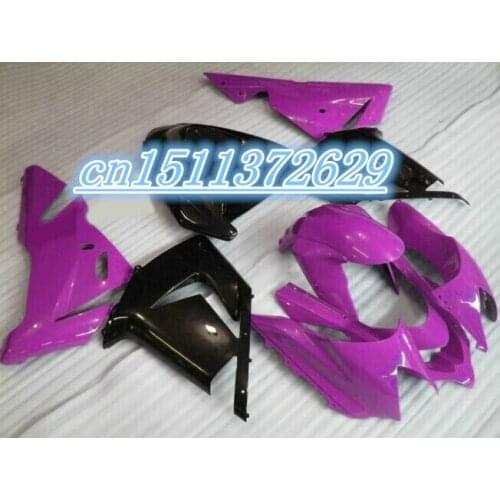 Dor-Fairings for motorcycle Kawasaki ZX10R 04 05 popular purple black 2004 2005 ZX-10R fairing set D