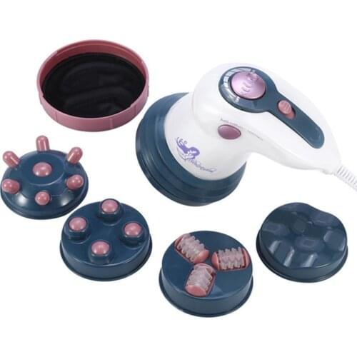 Electric Anti Cellulite Machine Body Massager Roller Slimming Abdomen Neck Infrared Massage Relax Relieve Constipation Soreness